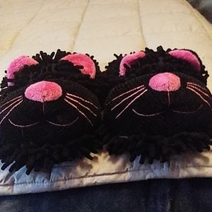 Black Cat Slippers